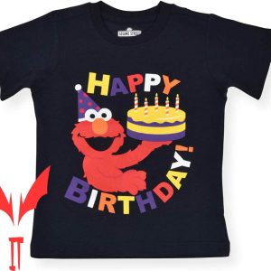 Elmo Birthday T-Shirt Sesame Street Happy For Infant Toddler