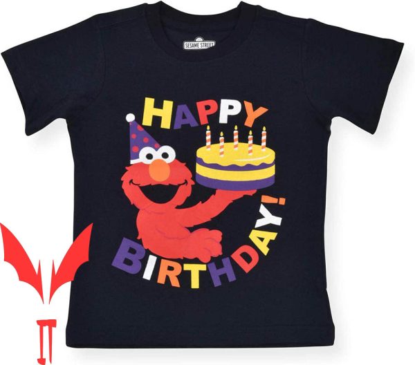 Elmo Birthday T-Shirt Sesame Street Happy For Infant Toddler