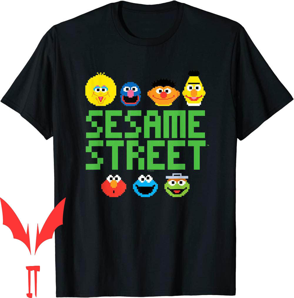 Elmo Birthday T-Shirt Sesame Street Pixel Group