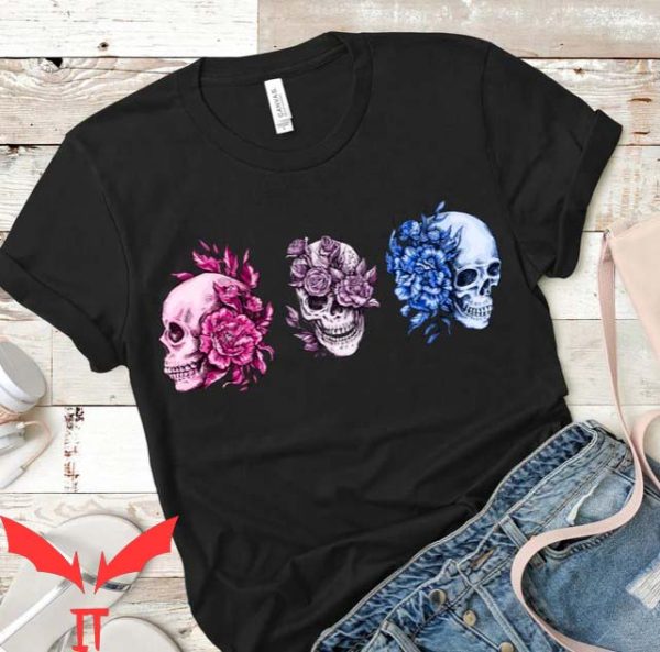 Ex Bisexual T Shirt Subtle Bisexual Pride Bi Pride Skulls