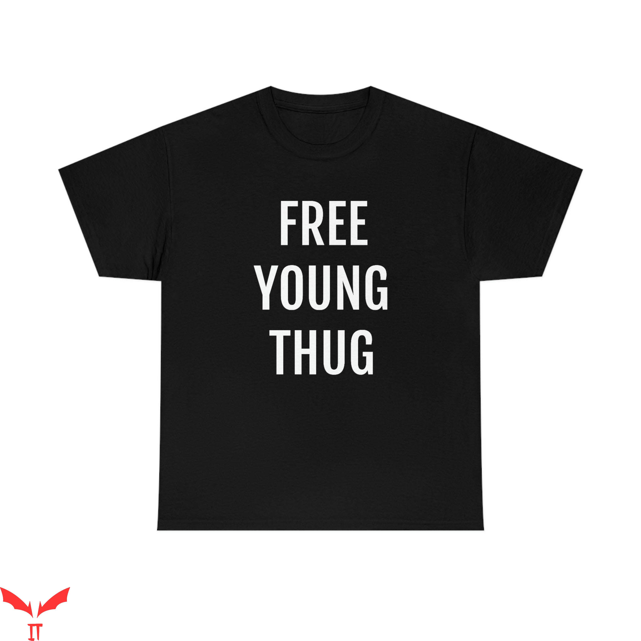 Free Young Thug T-Shirt Hip Hop Rapper YSL Merch Trendy Free Young Thug T-Shirt Hip Hop Rapper YSL Merch Trendy