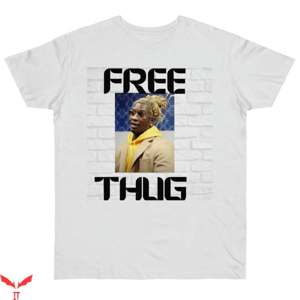 Free Young Thug T-Shirt YSL Merch Hip Hop Rapper Trendy