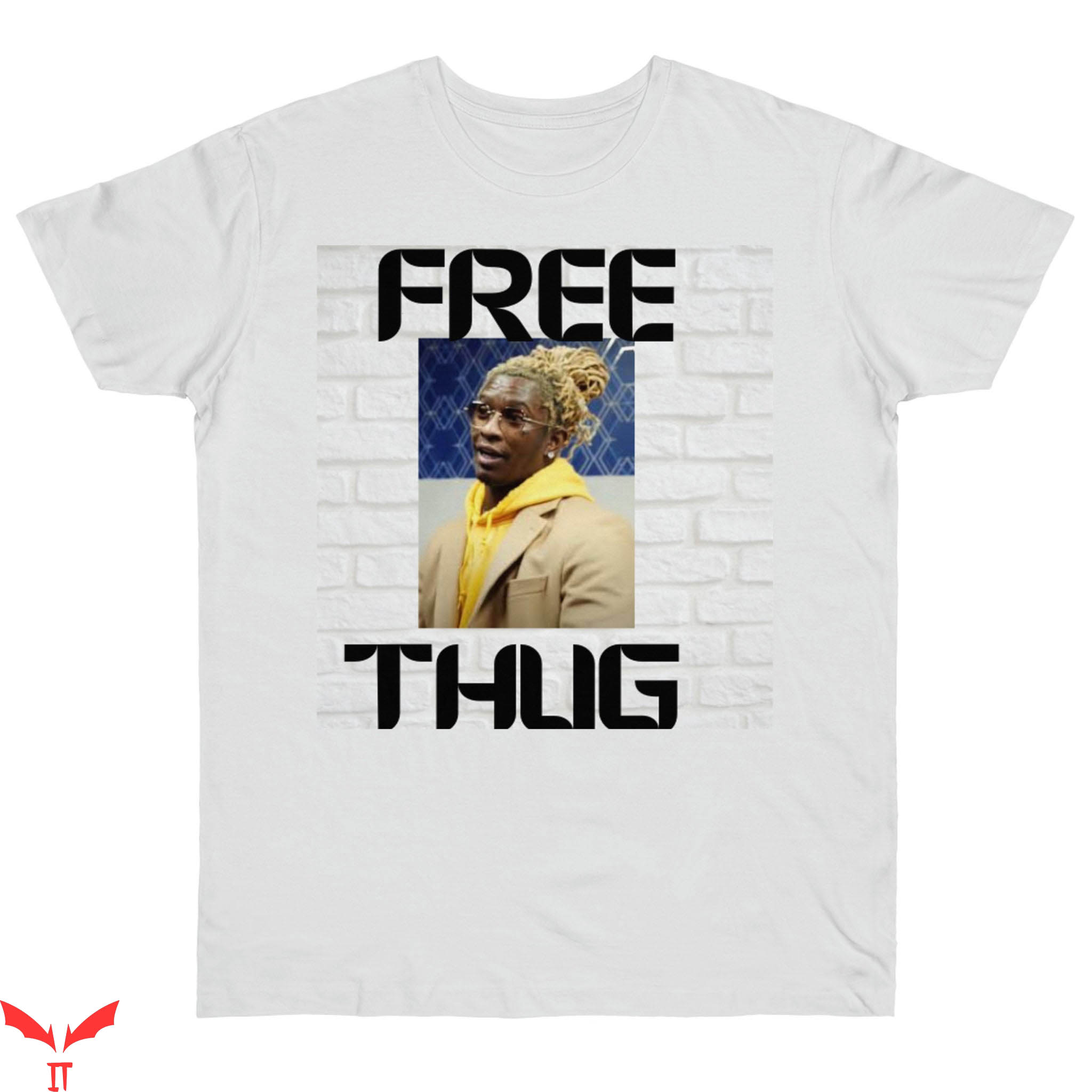 Free Young Thug T-Shirt YSL Merch Hip Hop Rapper Trendy Free Young Thug T-Shirt YSL Merch Hip Hop Rapper Trendy