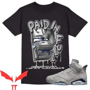 Georgetown 6s T Shirt To Match Jordan 6 Paid In Full