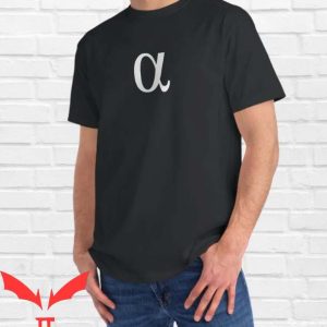 Greek Letters T Shirt Greek Letter Alpha Alphabet Shirt