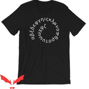 Greek Letters T Shirt Spiral Alphabet Humor T Shirt