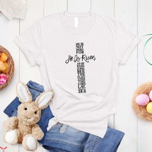He Is Risen T Shirt Christian Easter Spring Matching