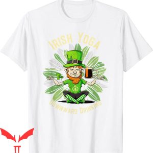 Irish Yoga T-Shirt Funny Leprechaun St. Patrick’s Day Tee