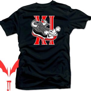 Jordan 4 Infrared T-Shirt To Match Bred Sneakers