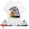 Jordan 5 Concord T-Shirt Never Stop Dreaming Match Retro