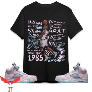 Jordan 5 Easter T-Shirt MJ Accolades Match Retro Sneaker