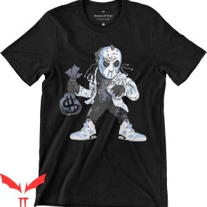Jordan 6 UNC T-Shirt Hockey Mask Dude Matching Sneaker