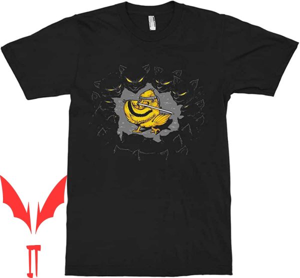 Kill Bill T-Shirt Bird Vs Cats Style