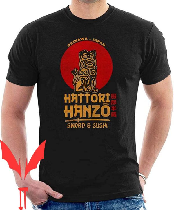 Kill Bill T-Shirt Retro Hattori Hanzo Sword And Sushi