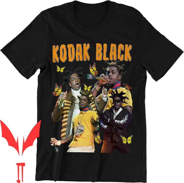 Kodak Black Vlone T-Shirt Ernesta Style Vintage Rapper For