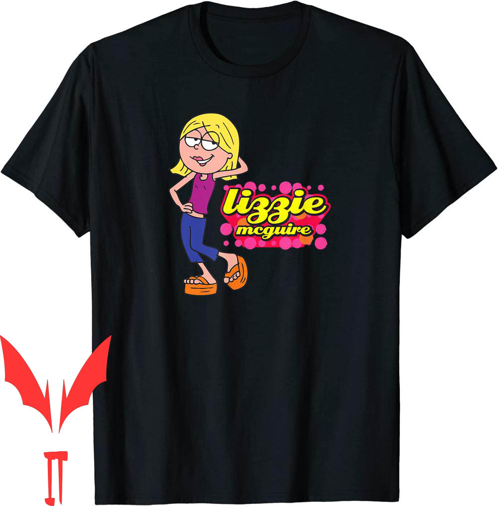 Lizzie Mcguire T-Shirt Disney Animated Lizzie Pose Lizzie Mcguire T-Shirt Disney Animated Lizzie Pose