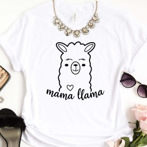 Mama Llama T Shirt Mama Llama Gift Mom Cute T Shirt