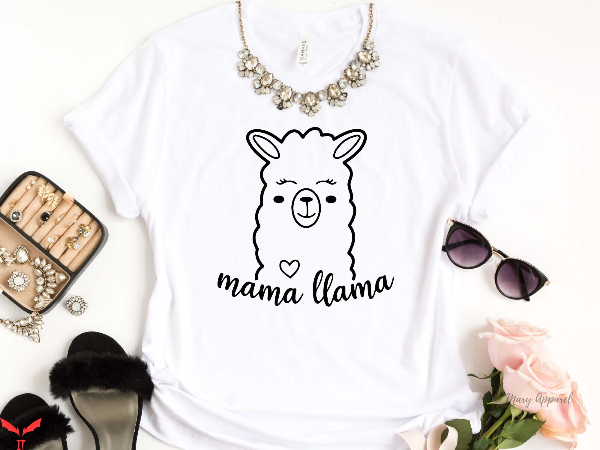 Mama Llama T Shirt Mama Llama Gift Mom Cute T Shirt Mama Llama T Shirt Mama Llama Gift Mom Cute T Shirt
