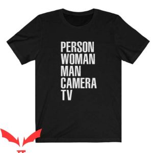Man Woman Camera Person Tv T Shirt Person Woman Man Camera