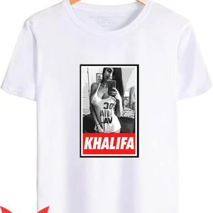 Mia Khalifa T-Shirt Social Star Hip Hop Fashion Streetwear