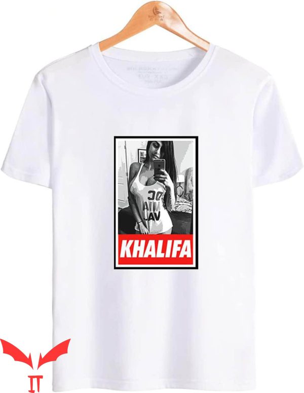 Mia Khalifa T-Shirt Social Star Hip Hop Fashion Streetwear