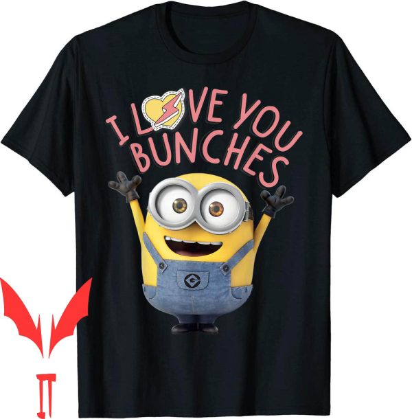 Minion Birthday T-Shirt Despicable Me I Love You Bunches