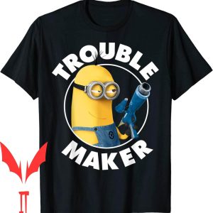 Minion Birthday T-Shirt Despicable Me Kevin Trouble Maker