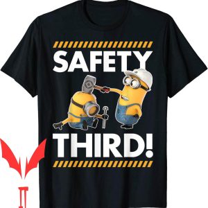 Minion Birthday T-Shirt Despicable Me Safety Third Graphic