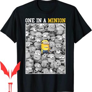 Minion Birthday T-Shirt Despicable One In Color Pop Portrait