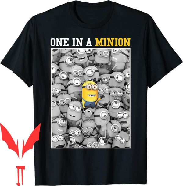 Minion Birthday T-Shirt Despicable One In Color Pop Portrait