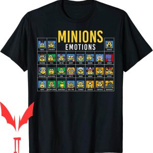 Minion Birthday T-Shirt Despicable Periodic Table Of Graphic