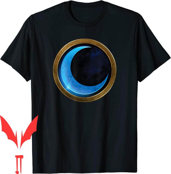 Moon Eyes T-Shirt Marvel Knight Blue Crescent Logo