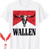 Morgan Wallen T-Shirt Country Music Western Cow Skull