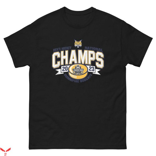 National Champs T Shirt Quinnipiac Bobcats National Champs