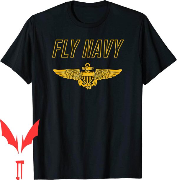 Naval Academy T-Shirt Fly Classic Officer Pilot Wings