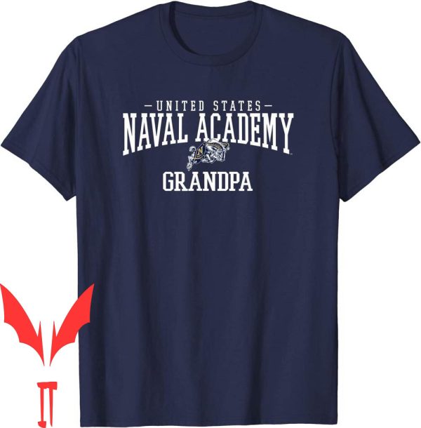 Naval Academy T-Shirt US Navy Midshipmen Grandpa