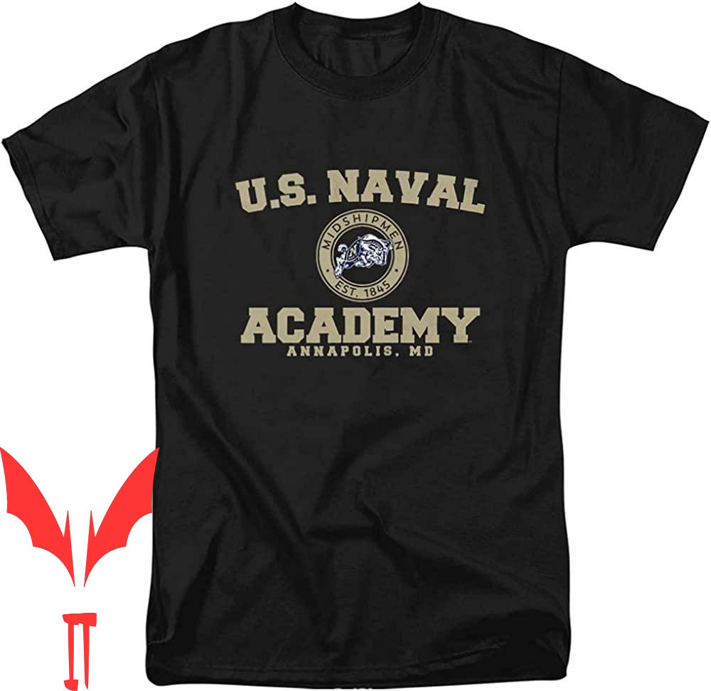 Naval Academy T-Shirt Us Official Circle Logo Naval Academy T-Shirt Us Official Circle Logo