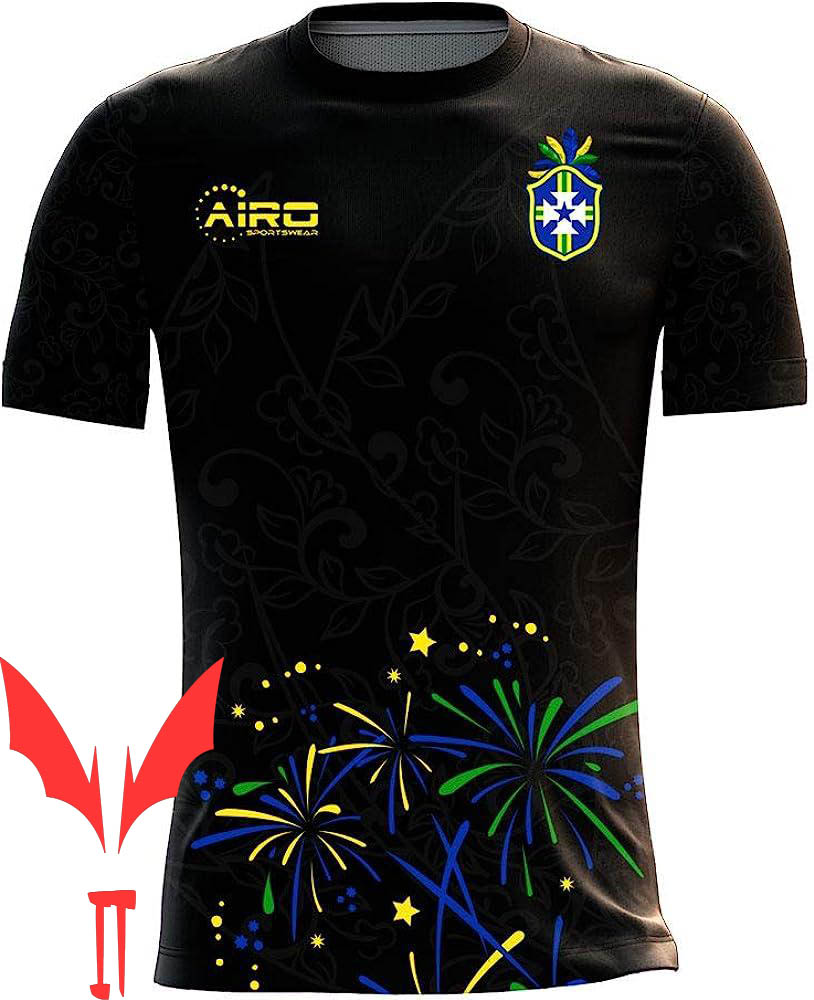 Pele T-Shirt Airosport Brazil Third Concept Football Soccer Pele T-Shirt Airosport Brazil Third Concept Football Soccer