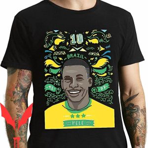 Pele T-Shirt Brazil Legend Soccer Brasil