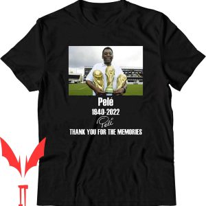 Pele T-Shirt News Legend King Of Football Rest In Peace