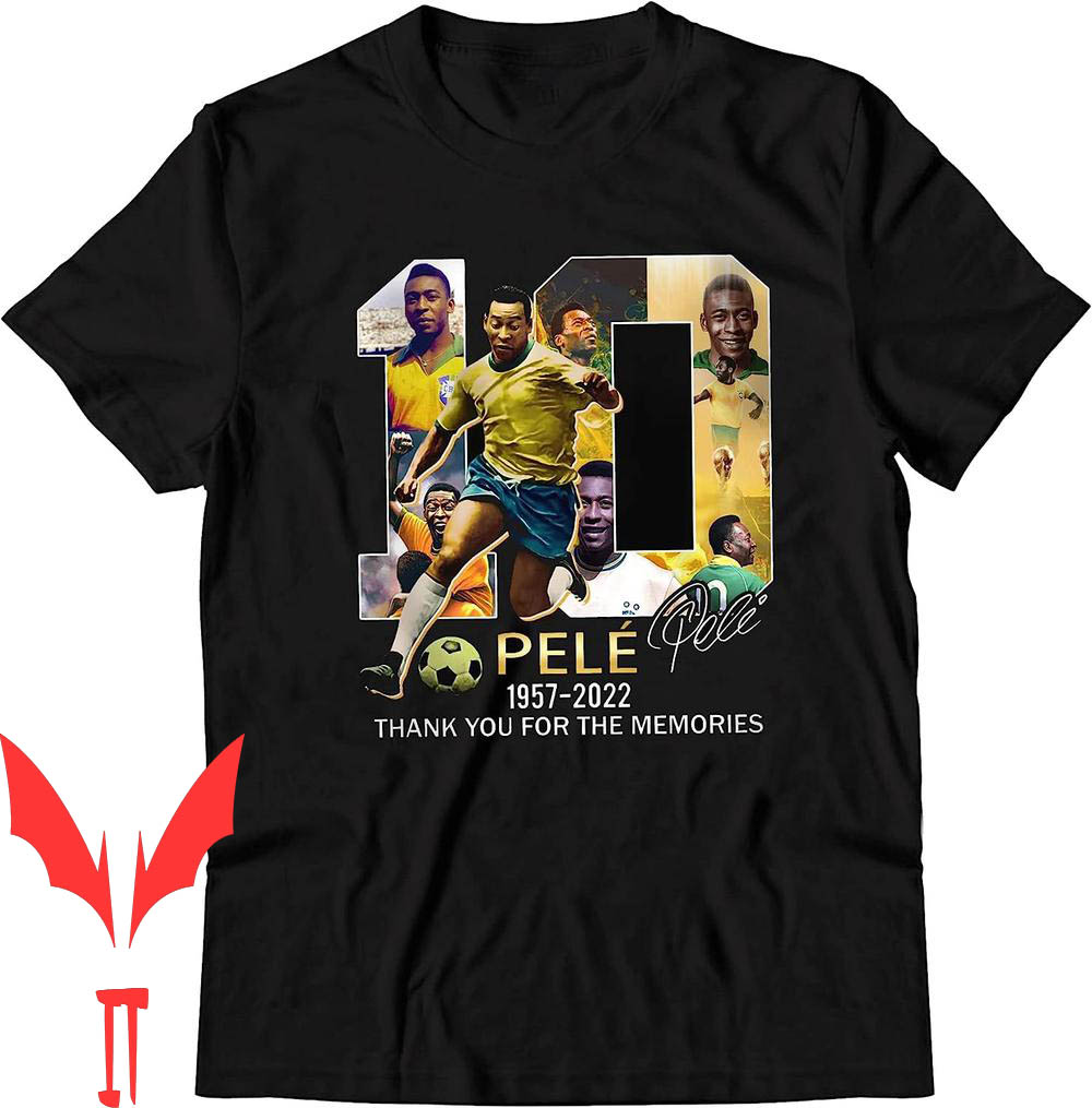 Pele T-Shirt Retro Soccer Brazil The Memories Pele T-Shirt Retro Soccer Brazil The Memories