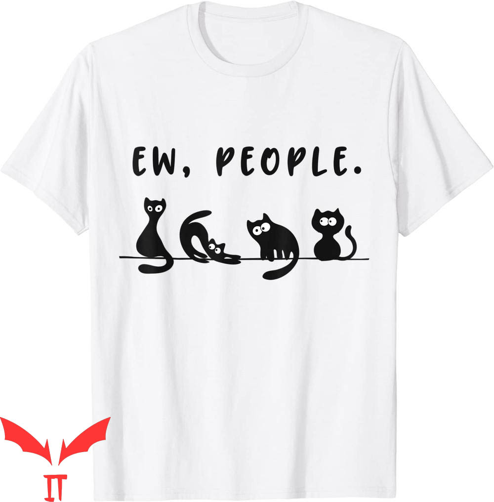 Personalized Cat T-Shirt Black Cat Funny Ew People Meowy Personalized Cat T-Shirt Black Cat Funny Ew People Meowy