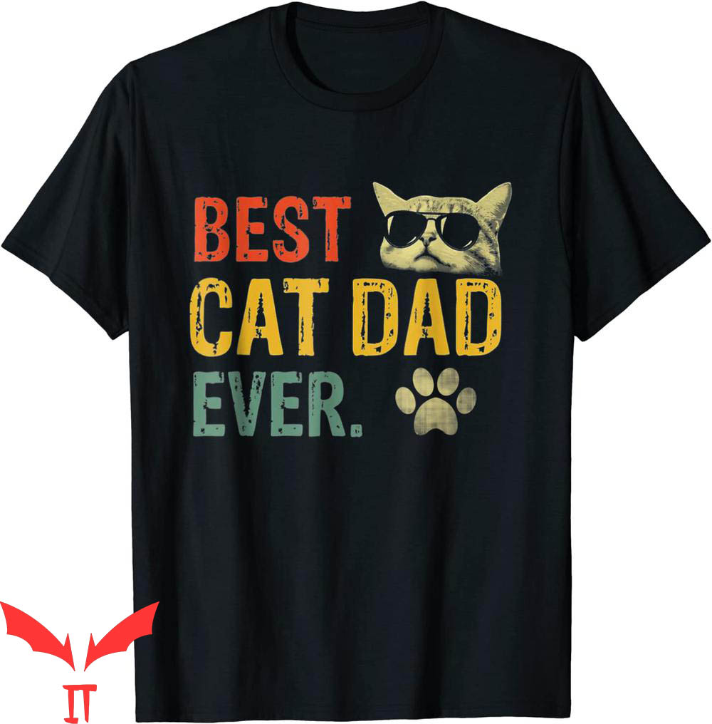 Personalized Cat T-Shirt Vintage Best Cat Dad Ever Funny Pet Personalized Cat T-Shirt Vintage Best Cat Dad Ever Funny Pet