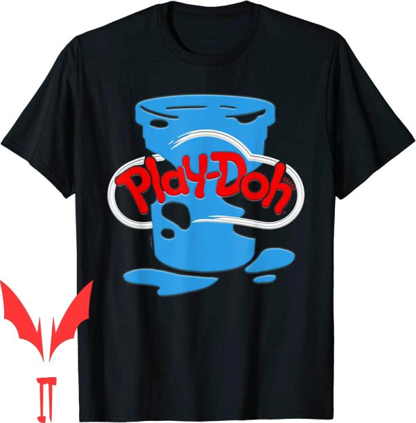 Play Doh T-Shirt Logo With Blue Tub Of Doh