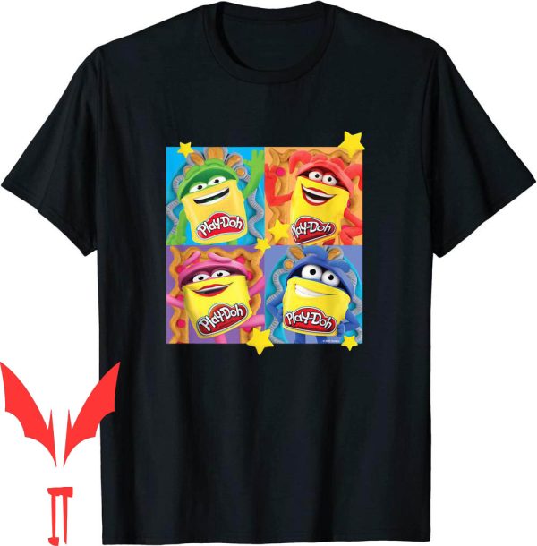 Play Doh T-Shirt Squeeze Hair Panels