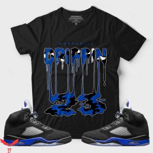 Racer Blue T Shirt Graphic To Match Jordan 5 Racer Blue