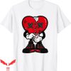 Red Thunder 4s T-Shirt Heartbreak Cry Matching Sneaker