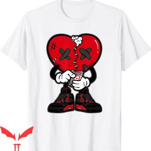 Red Thunder 4s T-Shirt Heartbreak Cry Matching Sneaker