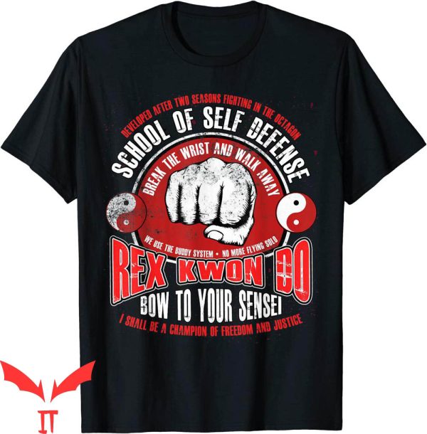 Rex Kwon Do T-Shirt Funny Karate Martial Arts Retro Tee