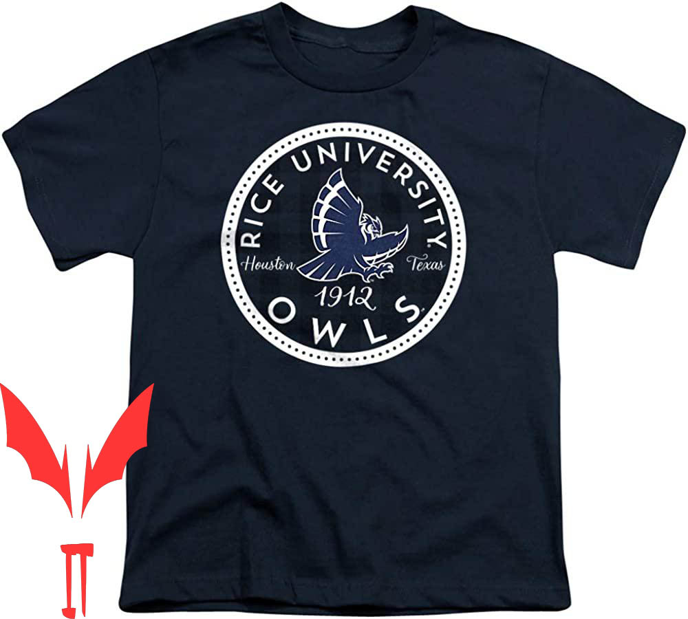 Rice University T-Shirt Official Plaid Badge Youth Rice University T-Shirt Official Plaid Badge Youth